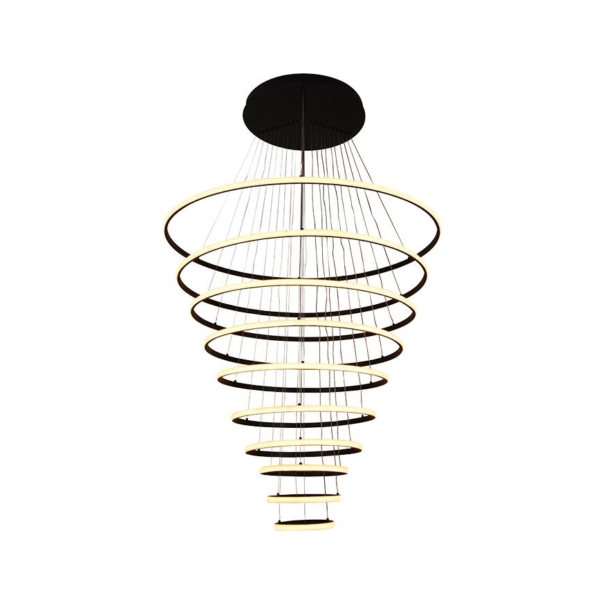 LED Prigušivi luster na sajli LED/365W/230V 3000-6500K pr. 100 cm + Daljinski upravljač
