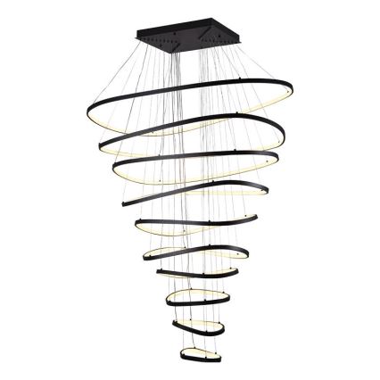 LED Prigušivi luster na sajli LED/370W/230V 3000-6500K pr. 100 cm + Daljinski upravljač