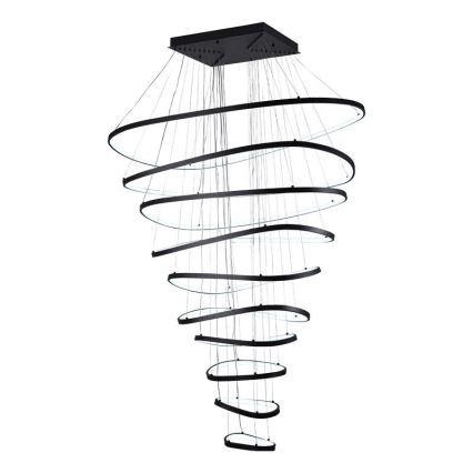 LED Prigušivi luster na sajli LED/370W/230V 3000-6500K pr. 100 cm + Daljinski upravljač