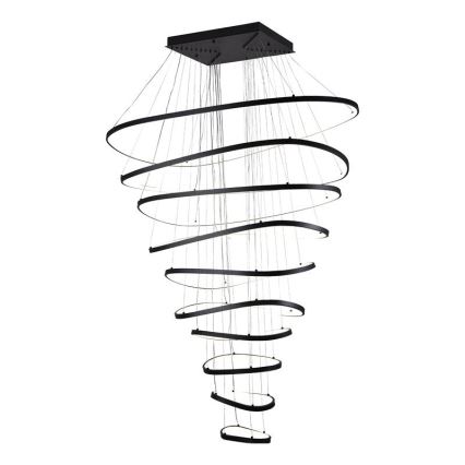 LED Prigušivi luster na sajli LED/370W/230V 3000-6500K pr. 100 cm + Daljinski upravljač