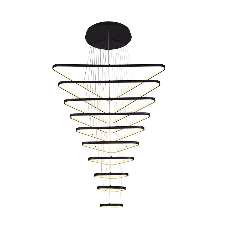 LED Prigušivi luster na sajli LED/385W/230V 3000-6500K + Daljinski upravljač