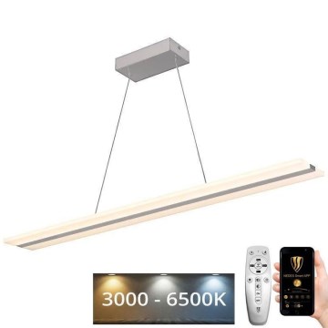 LED Prigušivi luster na sajli LED/40W/230V 3000-6500K bela + Daljinski upravljač