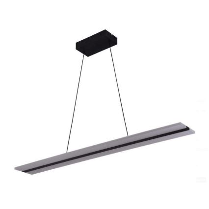LED Prigušivi luster na sajli LED/40W/230V 3000-6500K crno + Daljinski upravljač