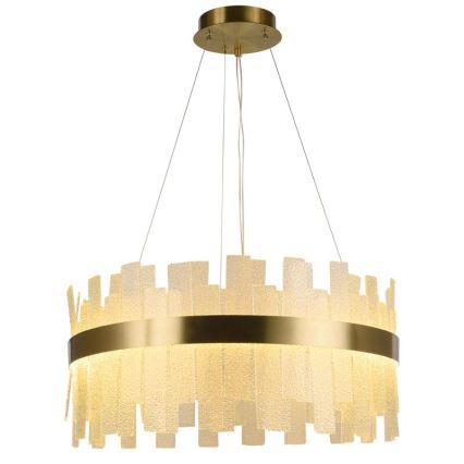 LED Prigušivi kristalni luster na sajli LED/40W/230V 3000-6500K + Daljinski upravljač