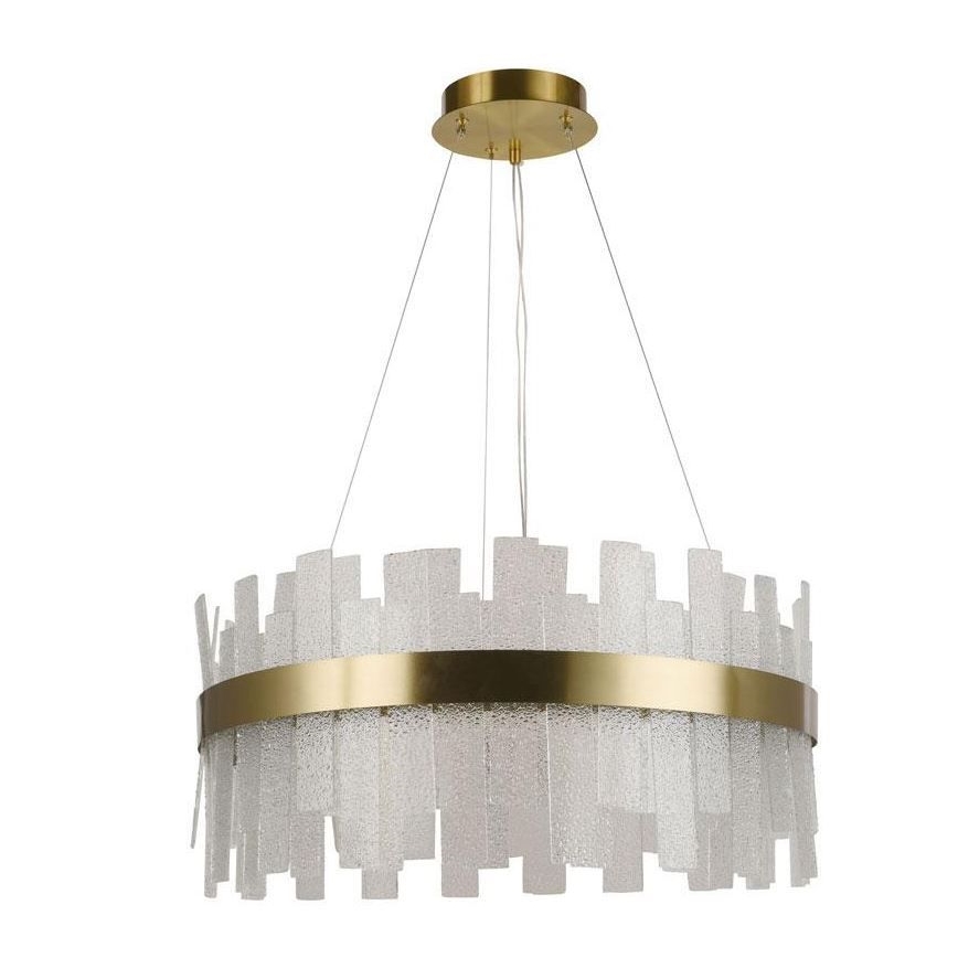 LED Prigušivi kristalni luster na sajli LED/40W/230V 3000-6500K + Daljinski upravljač