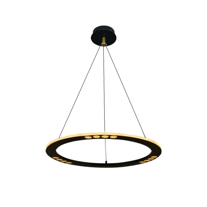 LED Prigušivi luster na sajli LED/40W/230V 3000-6500K + Daljinski upravljač