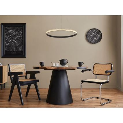 LED Prigušivi luster na sajli LED/40W/230V 3000-6500K pr. 60 cm + Daljinski upravljač