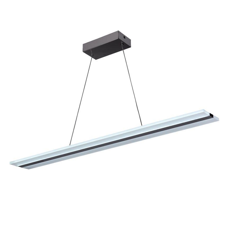 LED Prigušivi luster na sajli LED/40W/230V 3000-6500K krom + Daljinski upravljač