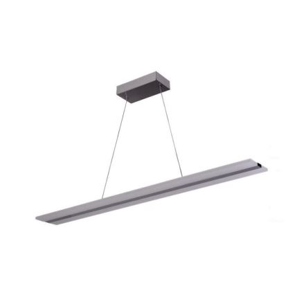 LED Prigušivi luster na sajli LED/40W/230V 3000-6500K krom + Daljinski upravljač