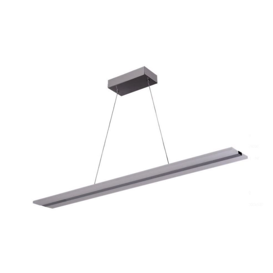 LED Prigušivi luster na sajli LED/40W/230V 3000-6500K krom + Daljinski upravljač