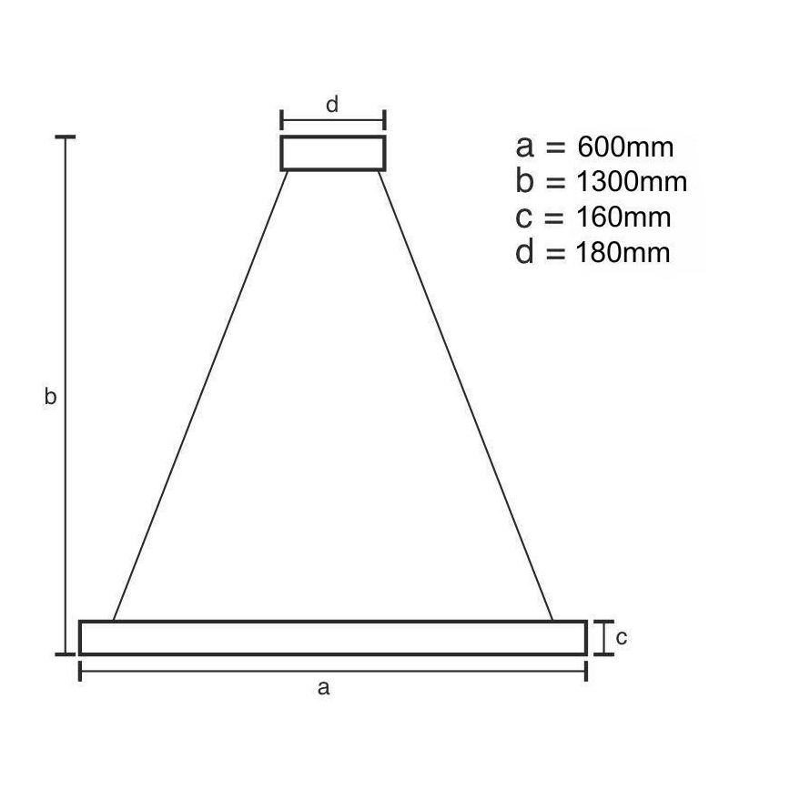 LED Prigušivi luster na sajli LED/40W/230V 3000-6500K zlatna + Daljinski upravljač