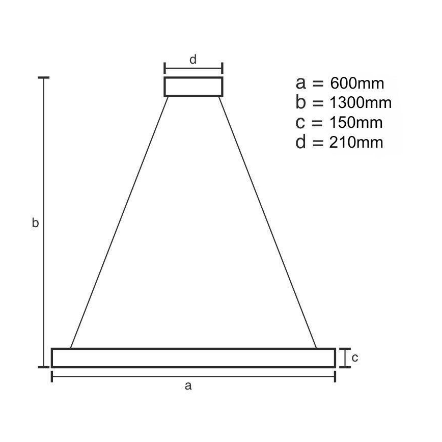 LED Prigušivi kristalni luster na sajli LED/40W/230V 3000-6500K zlatna + Daljinski upravljač