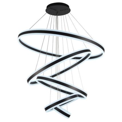 LED Prigušivi luster na sajli LED/420W/230V 3000-6500K pr. 100 cm + Daljinski upravljač