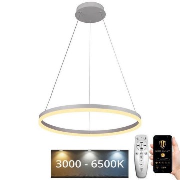LED Prigušivi luster na sajli LED/42W/230V 3000-6500K + Daljinski upravljač