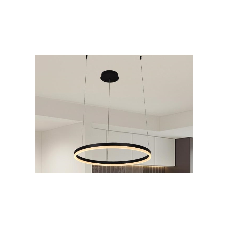 LED Prigušivi luster na sajli LED/42W/230V 3000-6500K pr. 60 cm + Daljinski upravljač