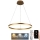 LED Prigušivi luster na sajli LED/42W/230V 3000-6500K pr. 60 cm + Daljinski upravljač