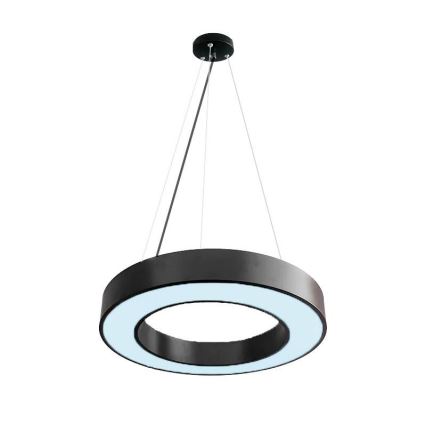 LED Prigušivi luster na sajli LED/45W/230V 3000-6500K crno + Daljinski upravljač