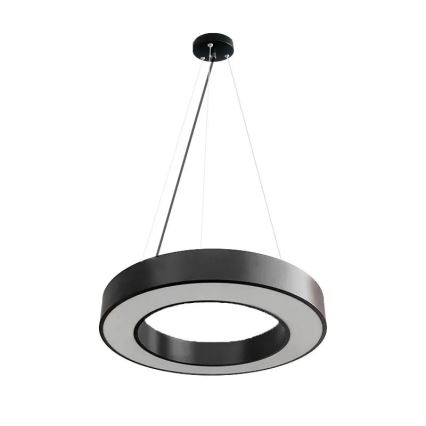 LED Prigušivi luster na sajli LED/45W/230V 3000-6500K crno + Daljinski upravljač