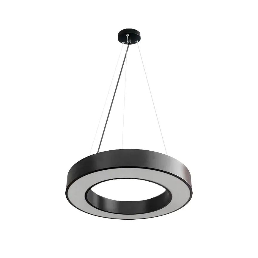 LED Prigušivi luster na sajli LED/45W/230V 3000-6500K crno + Daljinski upravljač
