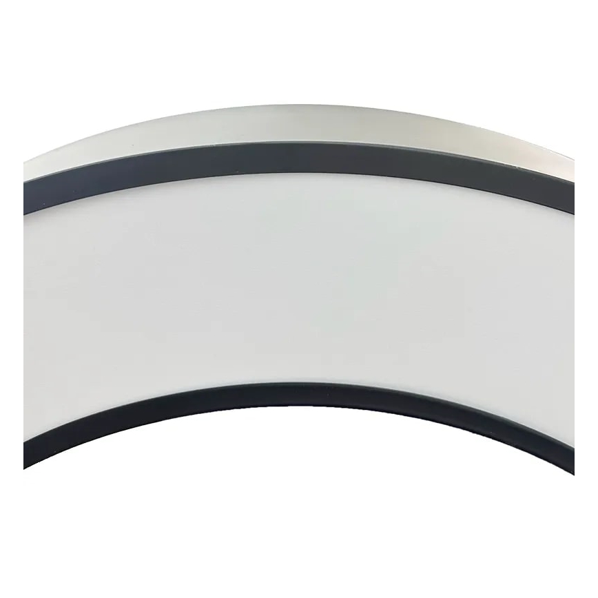 LED Prigušivi luster na sajli LED/45W/230V 3000-6500K crno + Daljinski upravljač