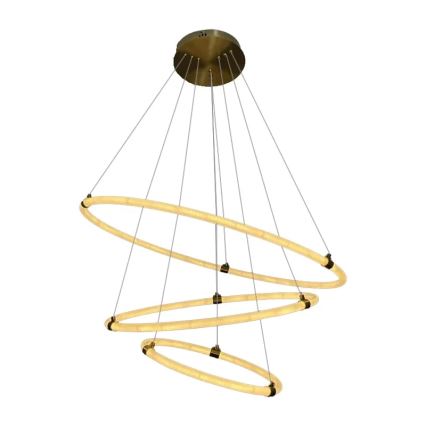 LED Prigušivi luster na sajli LED/45W/230V 3000-6500K pr. 80 cm + Daljinski upravljač