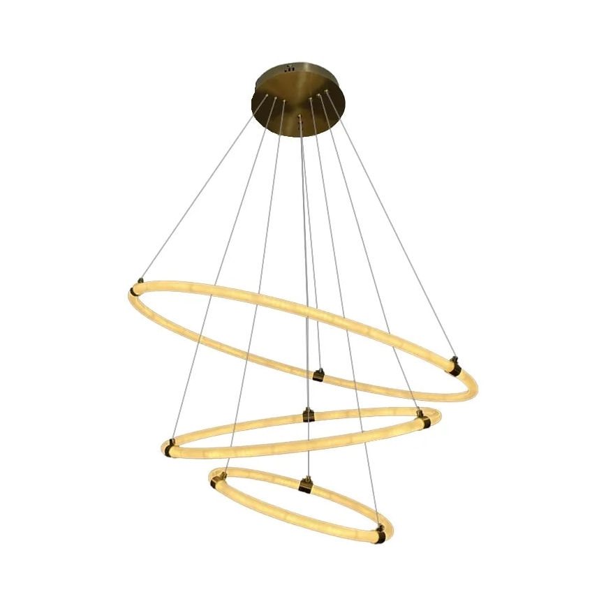 LED Prigušivi luster na sajli LED/45W/230V 3000-6500K pr. 80 cm + Daljinski upravljač