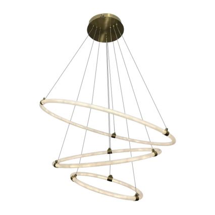 LED Prigušivi luster na sajli LED/45W/230V 3000-6500K pr. 80 cm + Daljinski upravljač