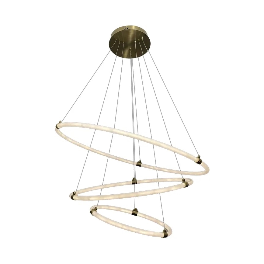 LED Prigušivi luster na sajli LED/45W/230V 3000-6500K pr. 80 cm + Daljinski upravljač