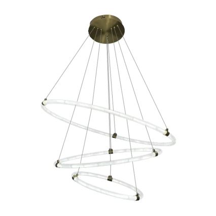 LED Prigušivi luster na sajli LED/45W/230V 3000-6500K pr. 80 cm + Daljinski upravljač