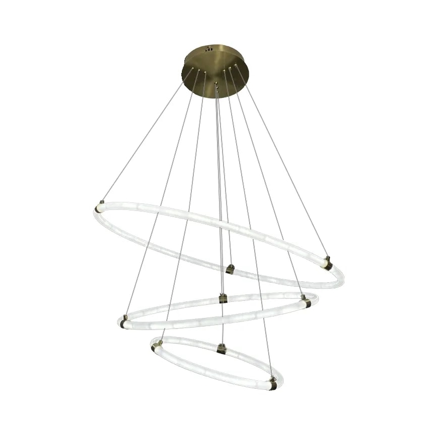 LED Prigušivi luster na sajli LED/45W/230V 3000-6500K pr. 80 cm + Daljinski upravljač