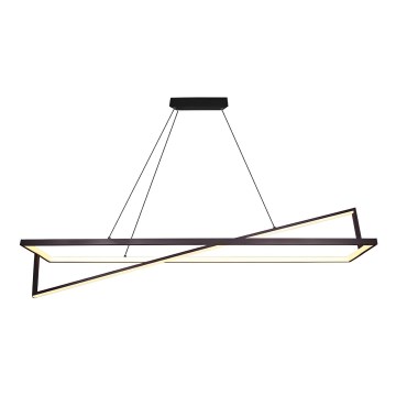 LED Prigušivi luster na sajli LED/45W/230V 3000K 114 cm crno