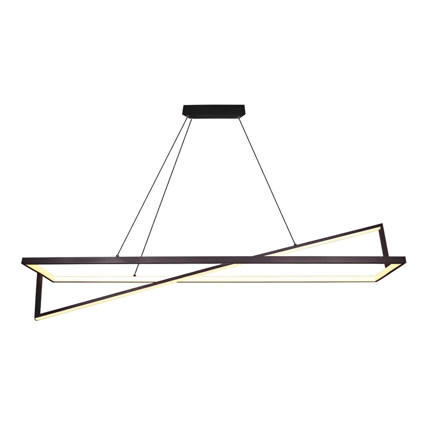 LED Prigušivi luster na sajli LED/45W/230V 3000K 114 cm crno