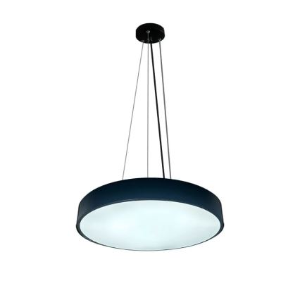 LED Prigušivi luster na sajli LED/50W/230V 3000-6500K crno + Daljinski upravljač
