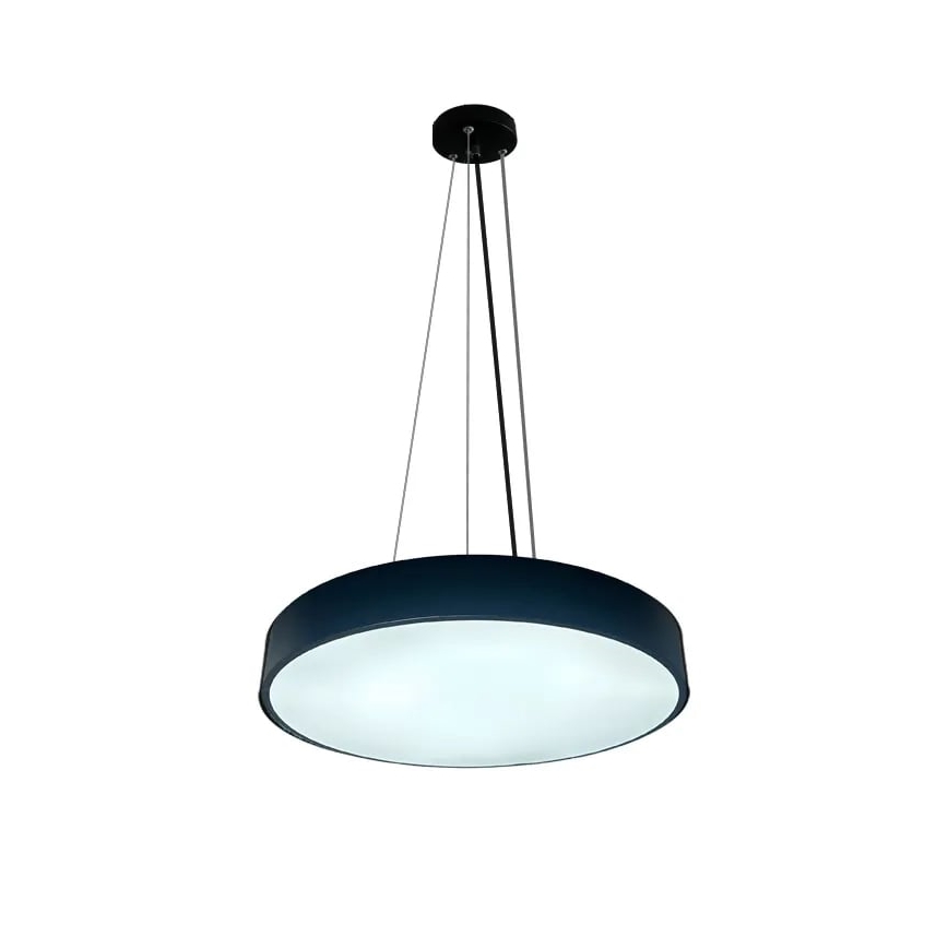 LED Prigušivi luster na sajli LED/50W/230V 3000-6500K crno + Daljinski upravljač
