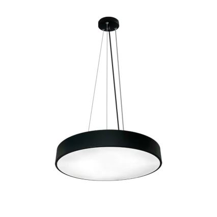 LED Prigušivi luster na sajli LED/50W/230V 3000-6500K crno + Daljinski upravljač