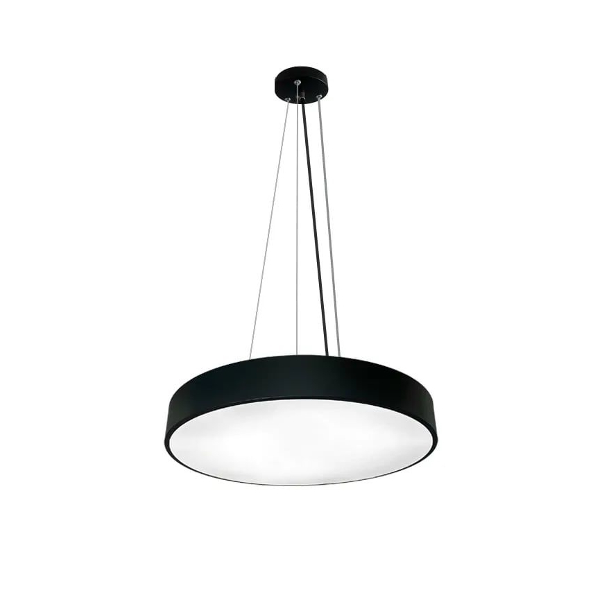 LED Prigušivi luster na sajli LED/50W/230V 3000-6500K crno + Daljinski upravljač