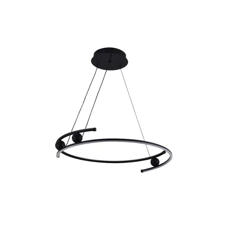 LED Prigušivi luster na sajli LED/50W/230V 3000-6500K pr. 60 cm + Daljinski upravljač