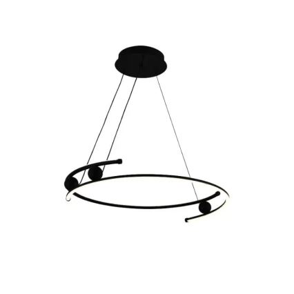LED Prigušivi luster na sajli LED/50W/230V 3000-6500K pr. 60 cm + Daljinski upravljač