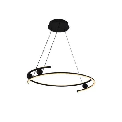 LED Prigušivi luster na sajli LED/50W/230V 3000-6500K pr. 60 cm + Daljinski upravljač