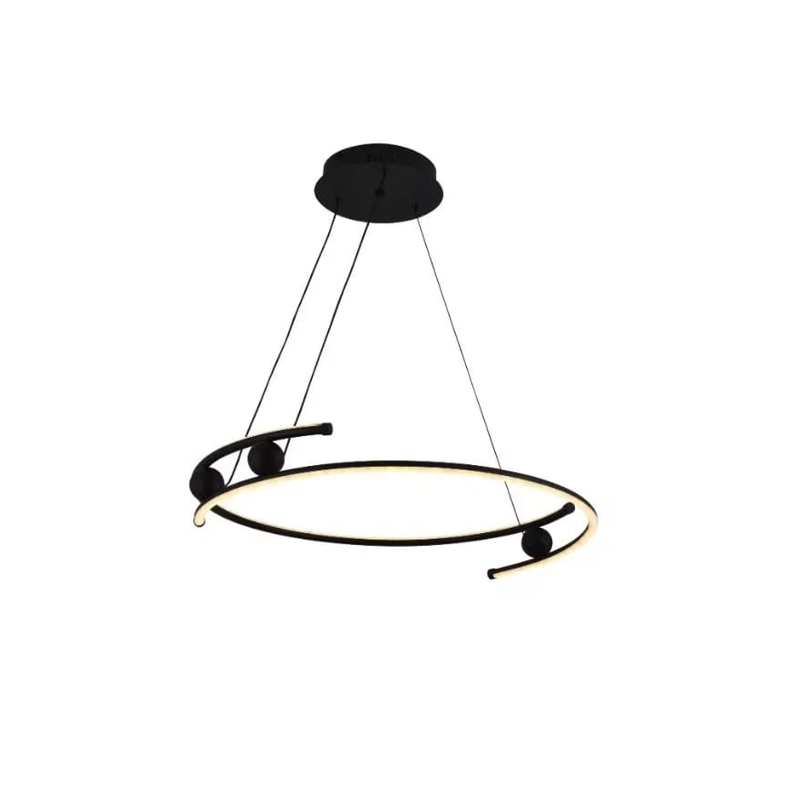 LED Prigušivi luster na sajli LED/50W/230V 3000-6500K pr. 60 cm + Daljinski upravljač