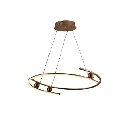LED Prigušivi luster na sajli LED/50W/230V 3000-6500K + Daljinski upravljač