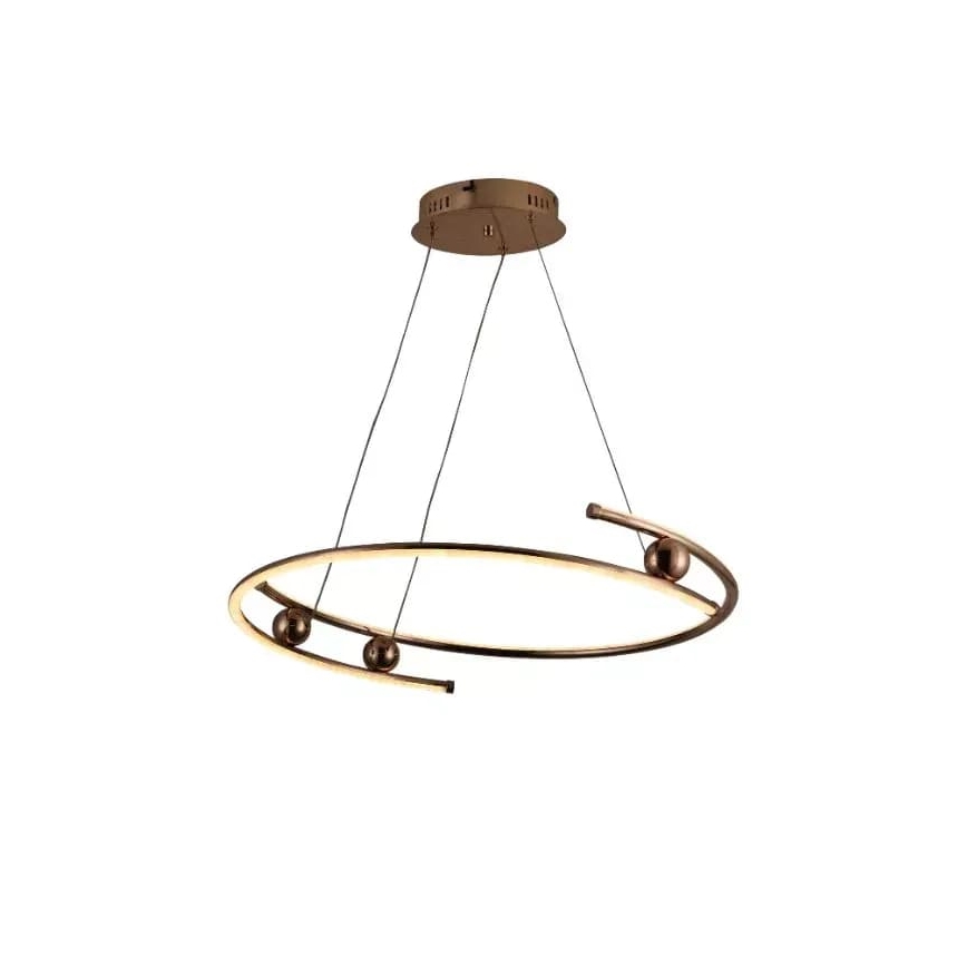 LED Prigušivi luster na sajli LED/50W/230V 3000-6500K + Daljinski upravljač