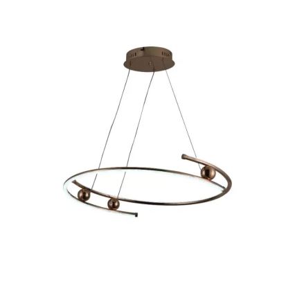 LED Prigušivi luster na sajli LED/50W/230V 3000-6500K + Daljinski upravljač