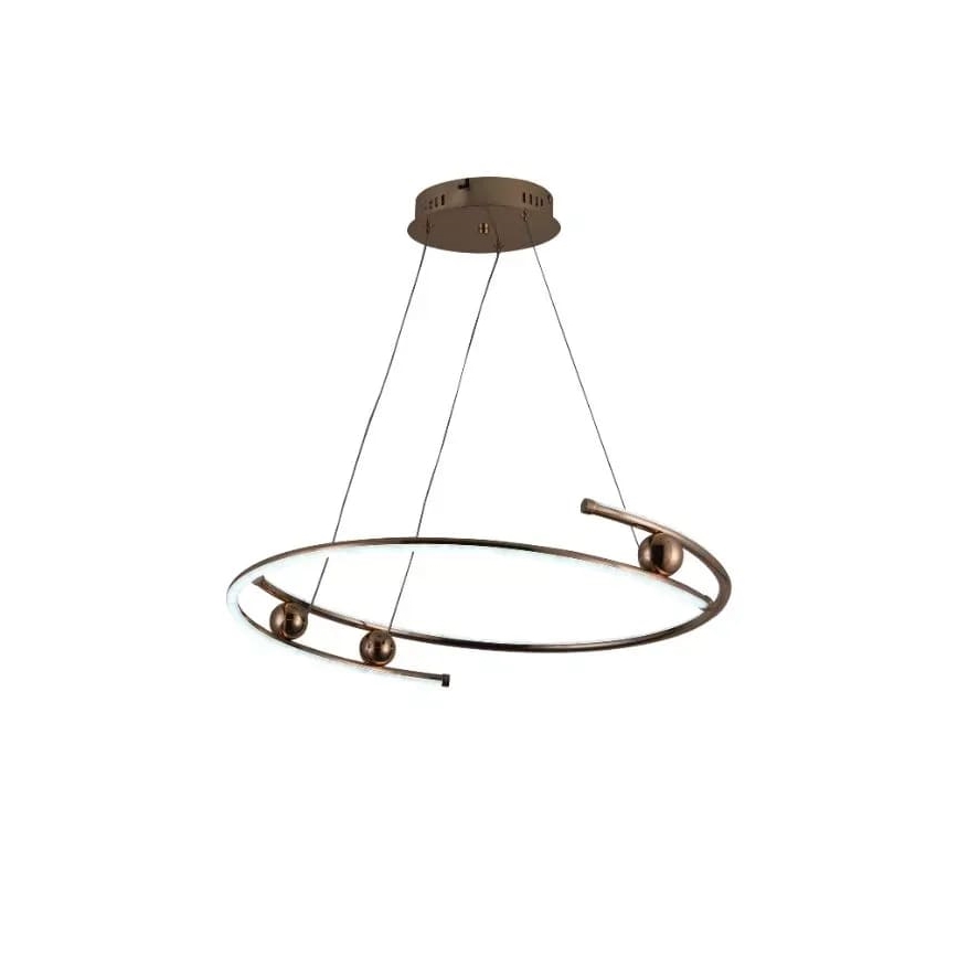 LED Prigušivi luster na sajli LED/50W/230V 3000-6500K + Daljinski upravljač