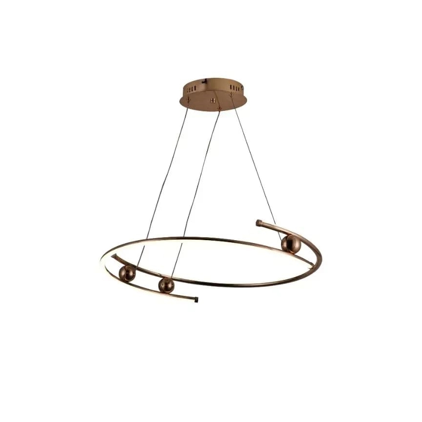 LED Prigušivi luster na sajli LED/50W/230V 3000-6500K + Daljinski upravljač