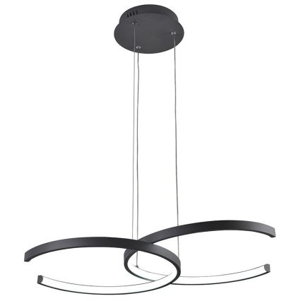 LED Prigušivi luster na sajli LED/50W/230V 3000-6500K + daljinski upravljač