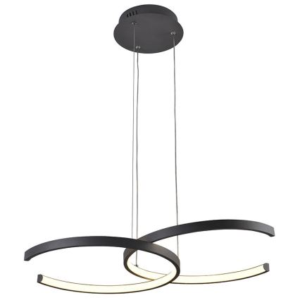 LED Prigušivi luster na sajli LED/50W/230V 3000-6500K + daljinski upravljač