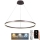 LED Prigušivi luster na sajli LED/55W/230V 3000-6500K + Daljinski upravljač