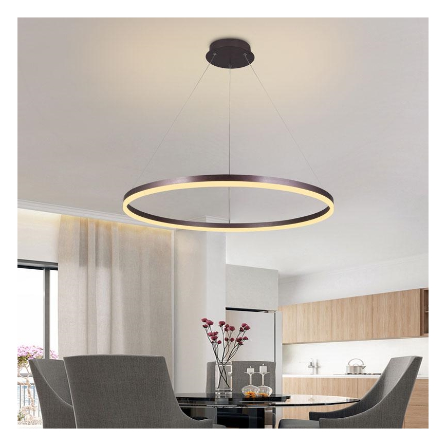 LED Prigušivi luster na sajli LED/55W/230V 3000-6500K + daljinski upravljač