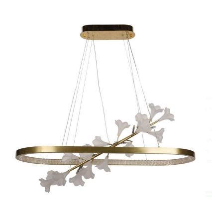 LED Prigušivi luster na sajli LED/55W/230V 3000-6500K + Daljinski upravljač